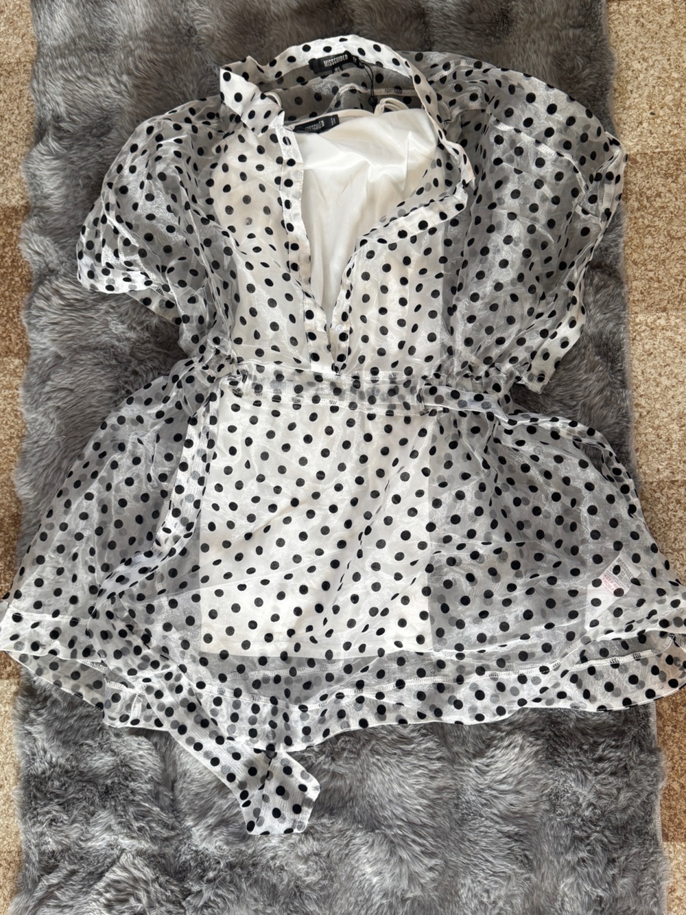 Missguided polkadot dress - Picture 2 of 5